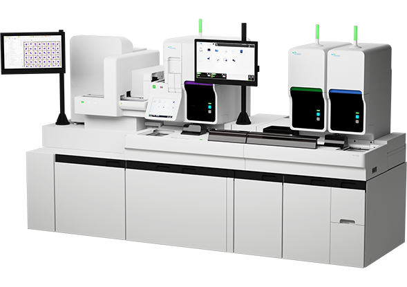 XN3100DI60wagonFaceLeft589x415 XN-3100 Hematology Analyzer with DI-60 Cell Image Analyzer